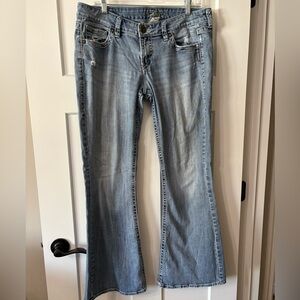 Silver Jeans Eden Bootcut Faded Distressed Y2K‎ size 31